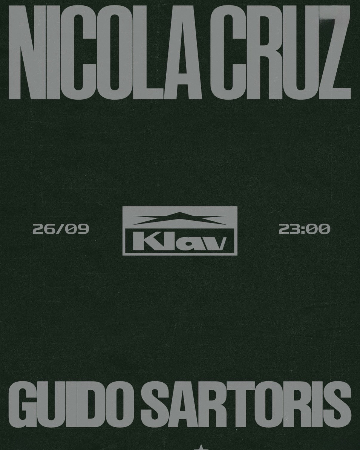 NICOLA CRUZ - GUIDO SARTORIS