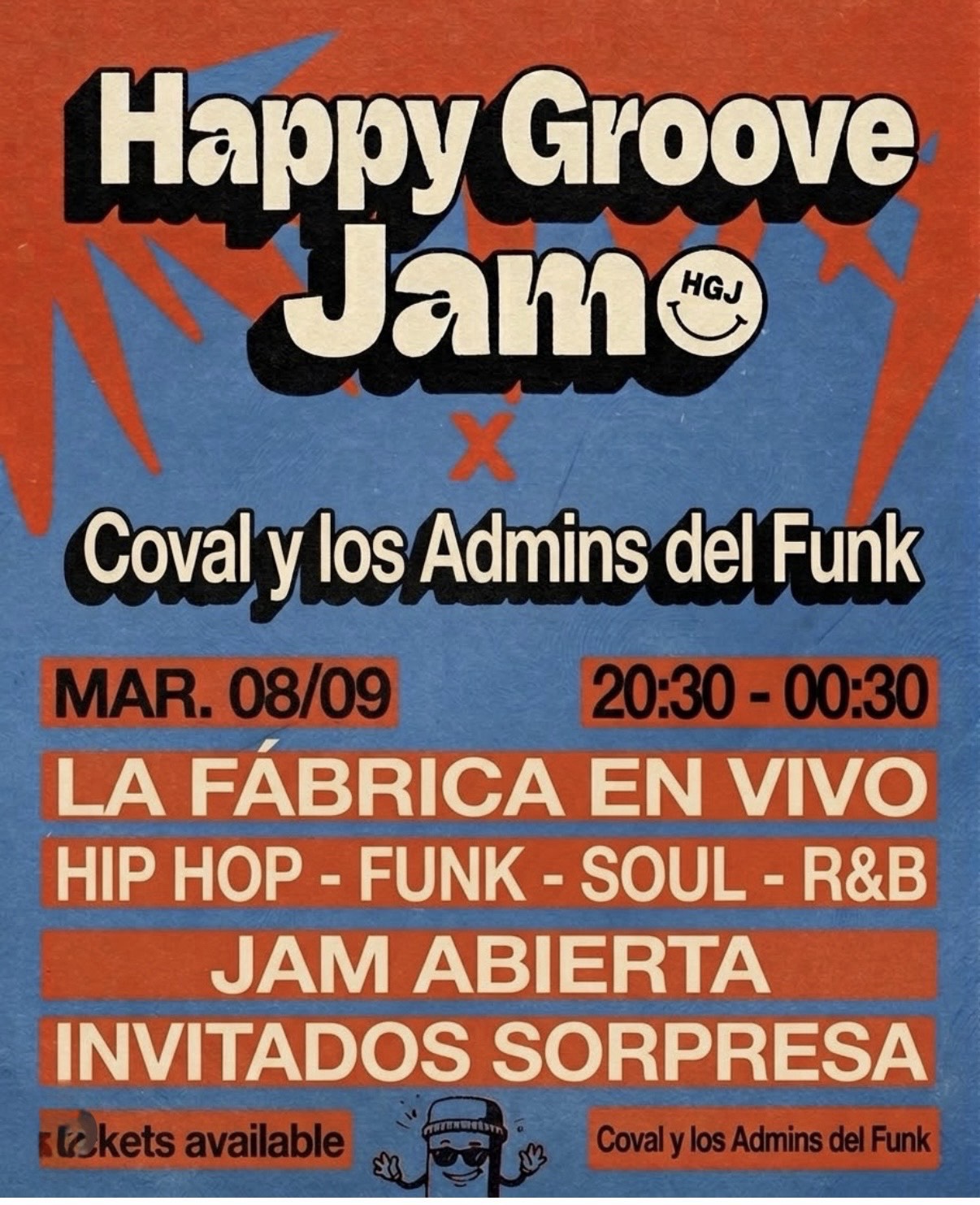 Happy groove jam en la Fabrica